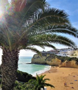 Carvoeiro beach from above
