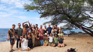 Lucid dream retreat ocean group filled with joy and laughter